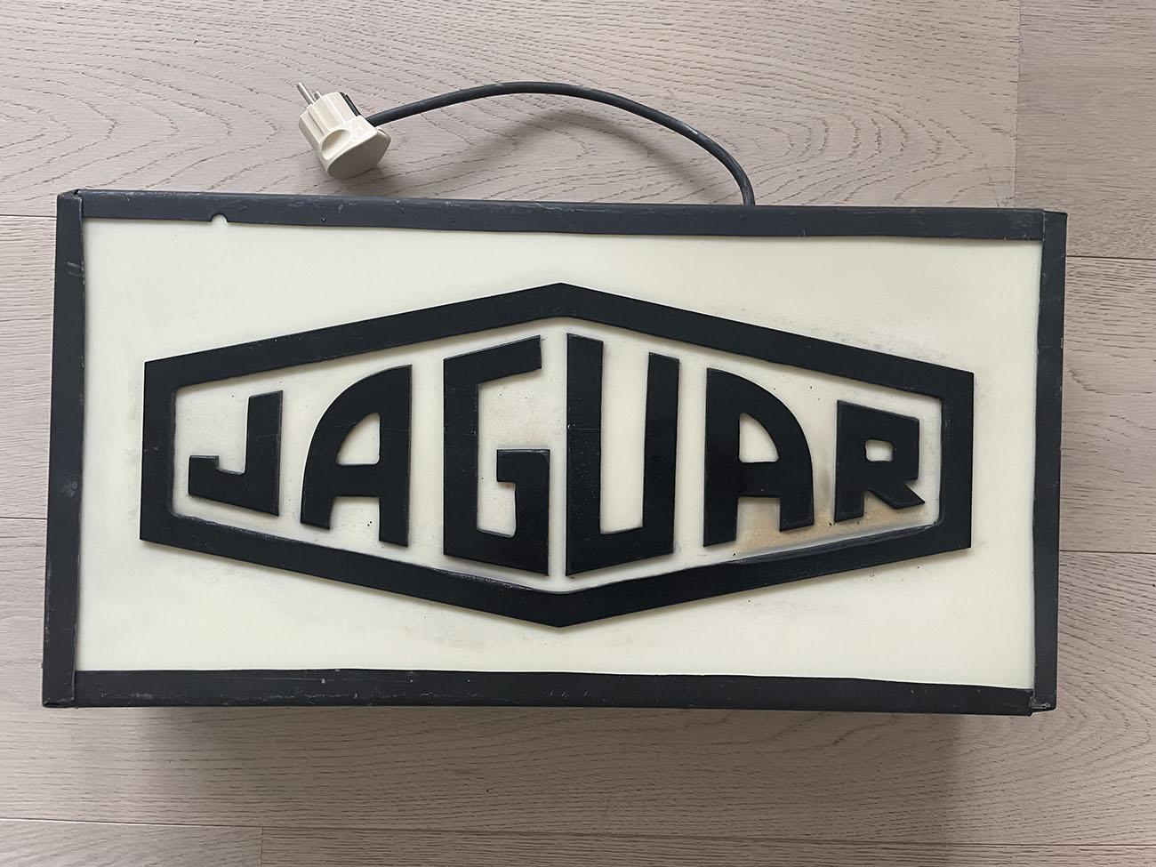 Enseigne lumineuse Jaguar années 50/60