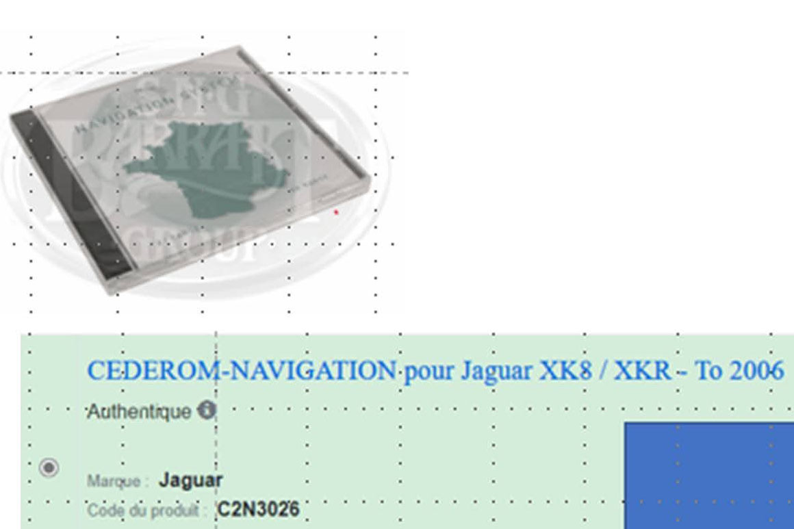 DVD Cartographie France XJ XK8